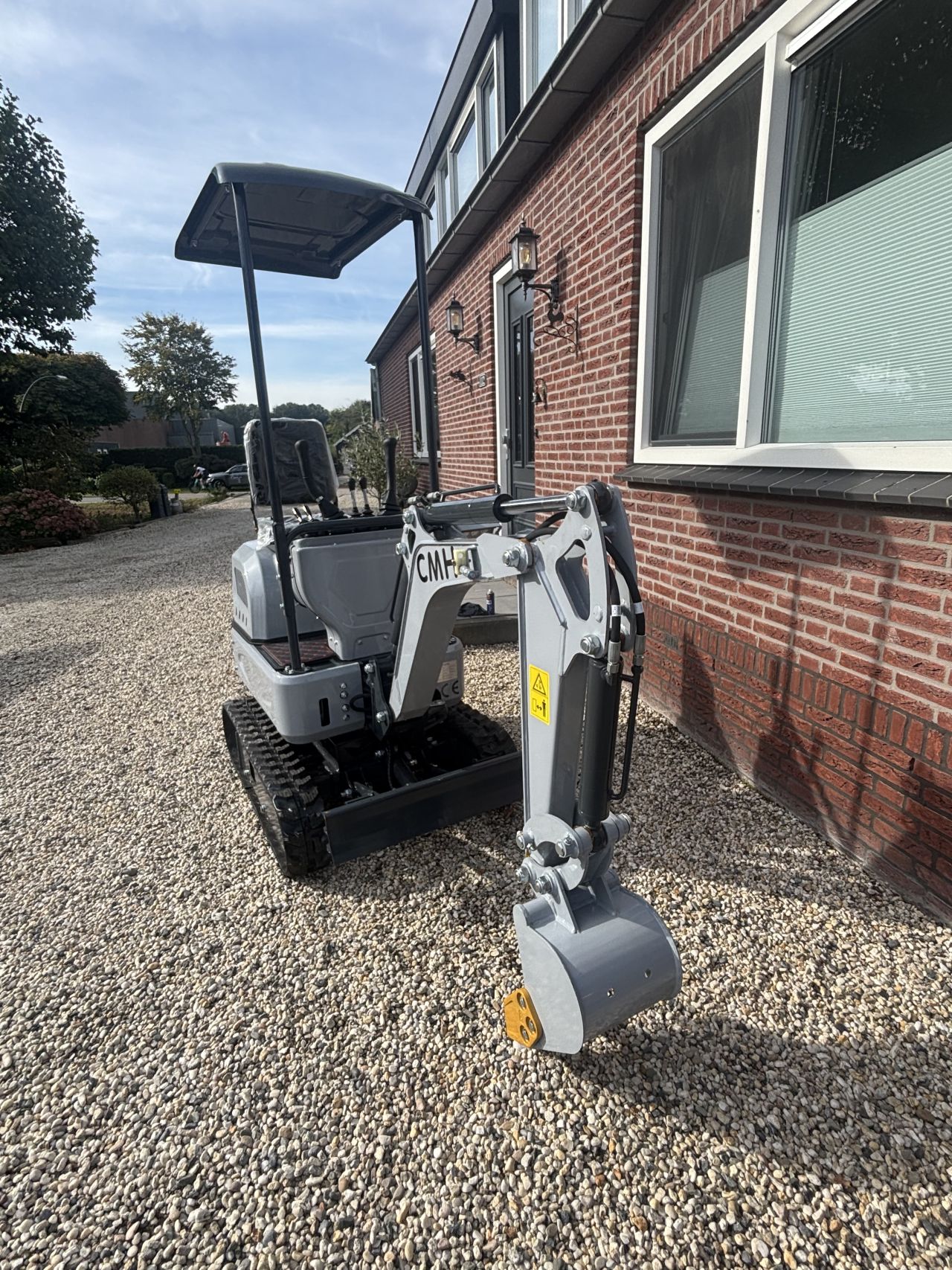 Minigraver graafmachine