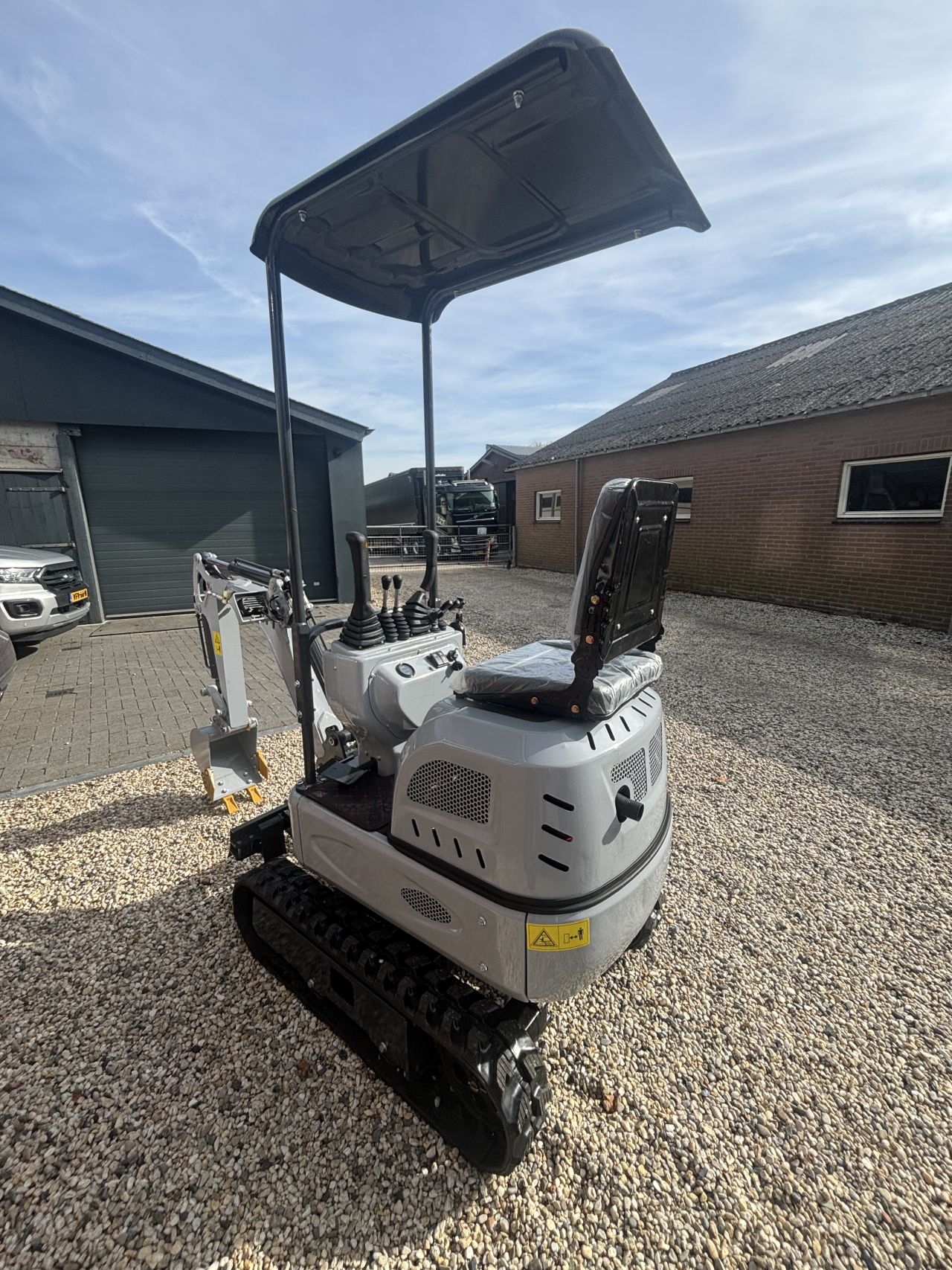 Minigraver graafmachine