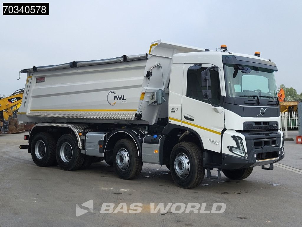 Volvo FMX FMX 460 8X4 NEW! 13L Engine 19m3 Wielton Kipper Steelsuspension Big-Axle Automatic Euro 6
