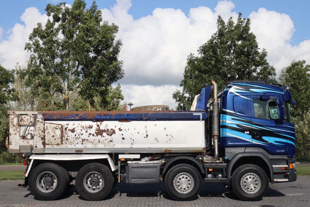 Scania R580 V8 | 8X4 | RETARDER | FULL STEEL | BIG AXLES | EURO 6