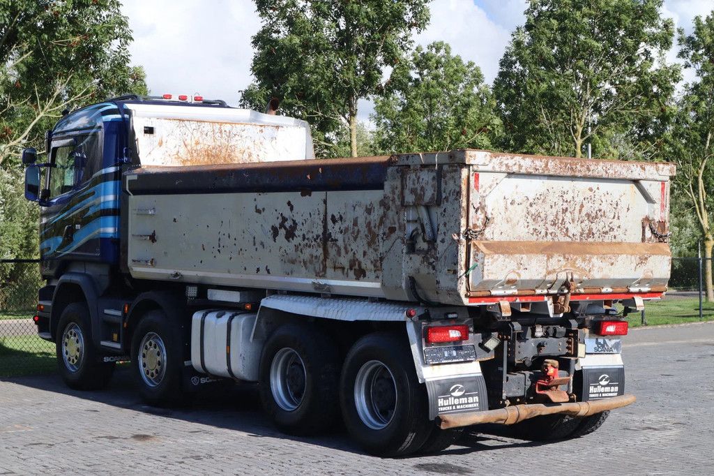 Scania R580 V8 | 8X4 | RETARDER | FULL STEEL | BIG AXLES | EURO 6