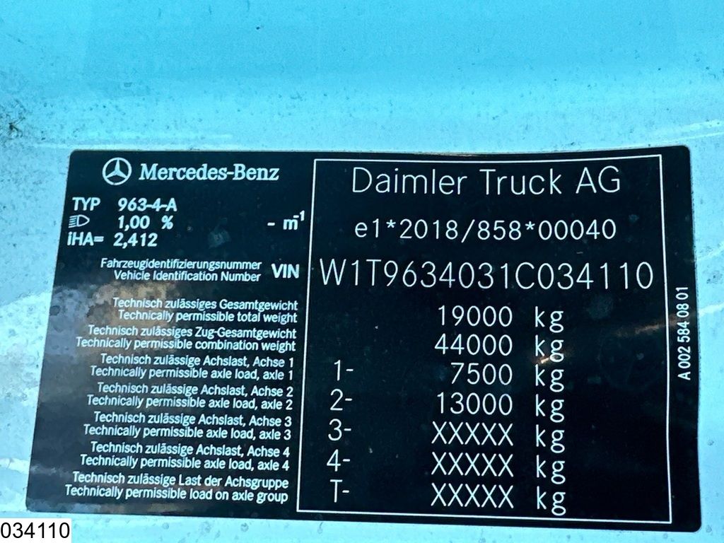 Mercedes Actros 1845 EURO 6