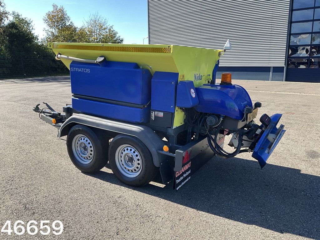 ESVE 2-assige aanhangwagen met Nido 1,1 m³ zoustrooier