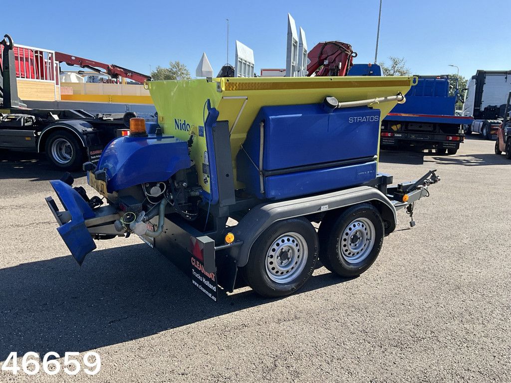 ESVE 2-assige aanhangwagen met Nido 1,1 m³ zoustrooier