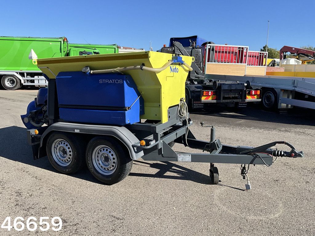 ESVE 2-assige aanhangwagen met Nido 1,1 m³ zoustrooier
