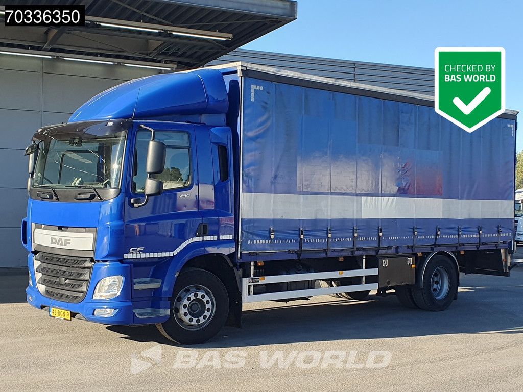 DAF CF CF 250 4X2 19t NL-Truck APK Curtainsides Automatic ACC Euro 6