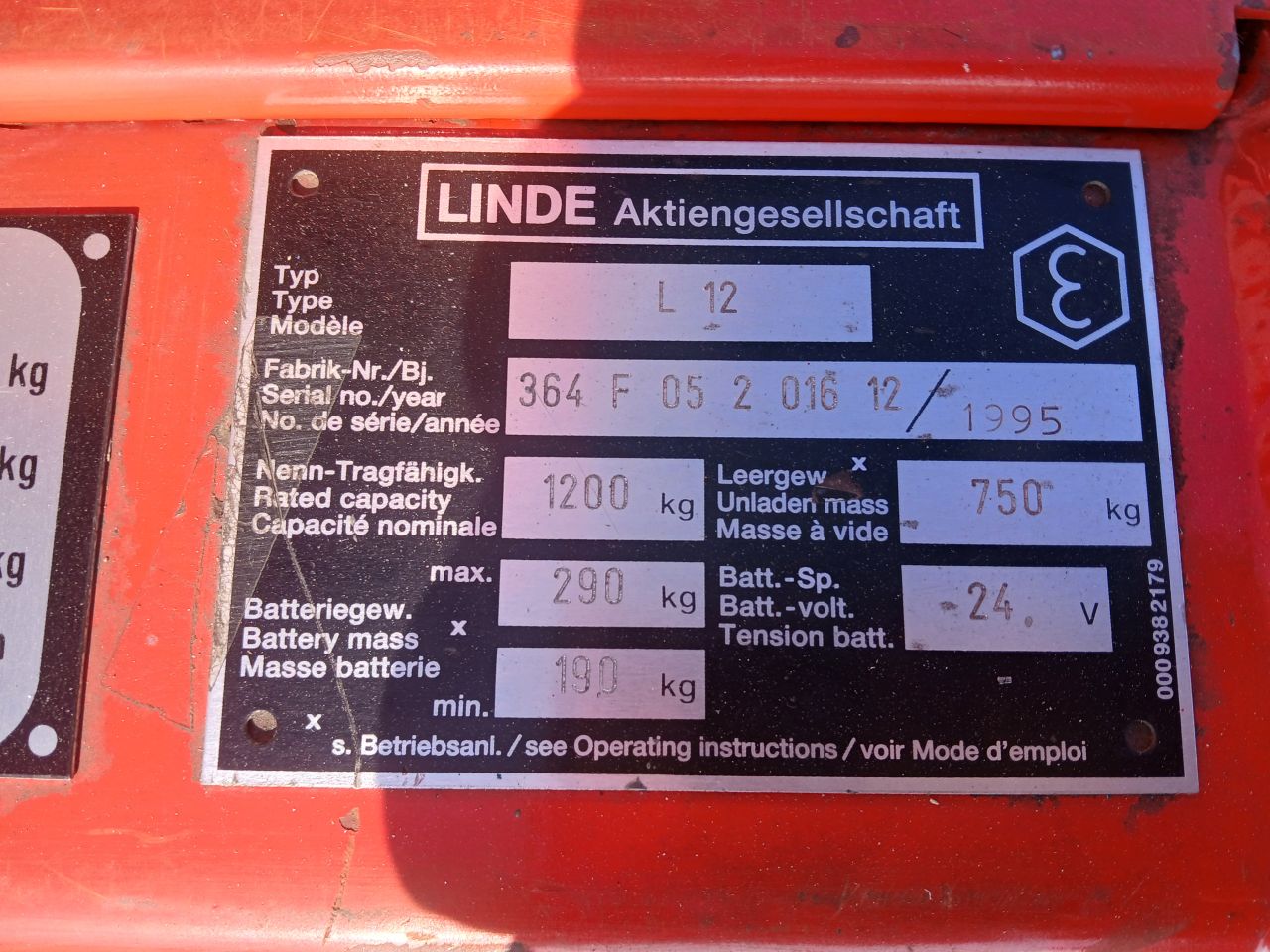 Linde L12 Stapelaar