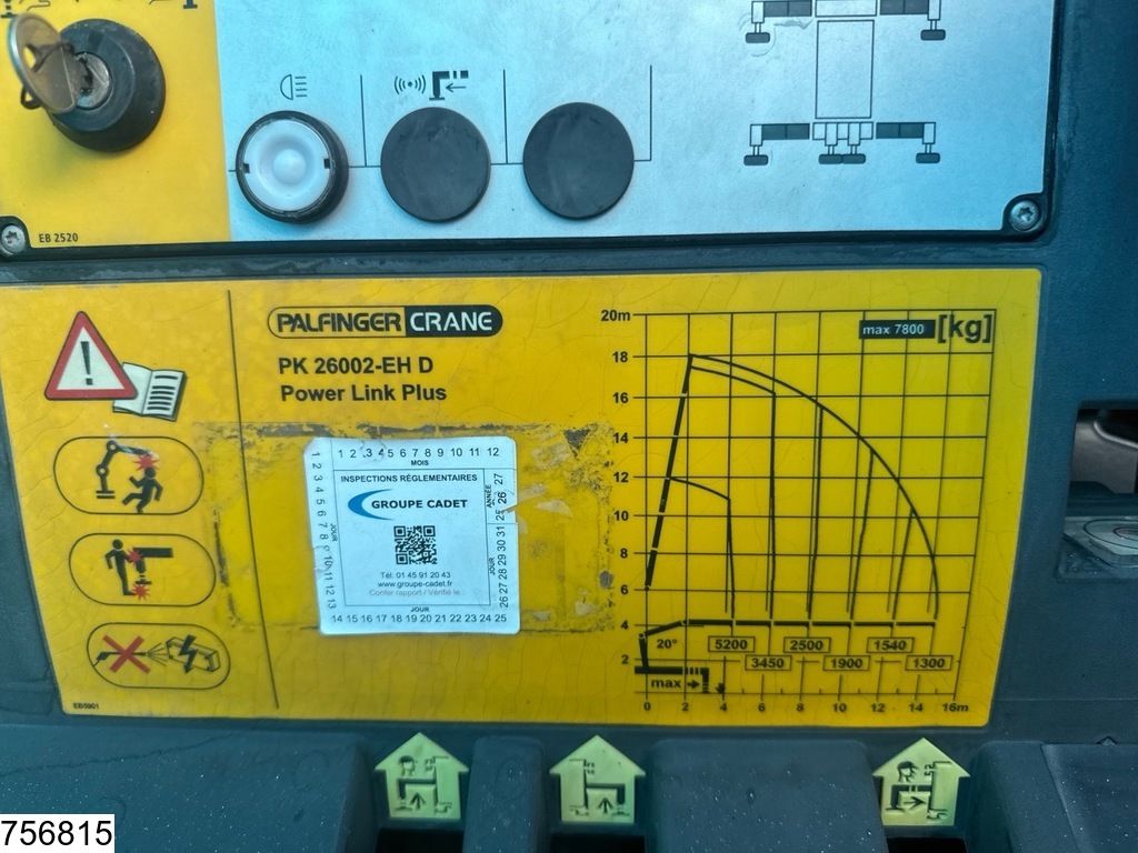 Volvo FMX 500 EURO 6, Retarder, Palfinger, Remote
