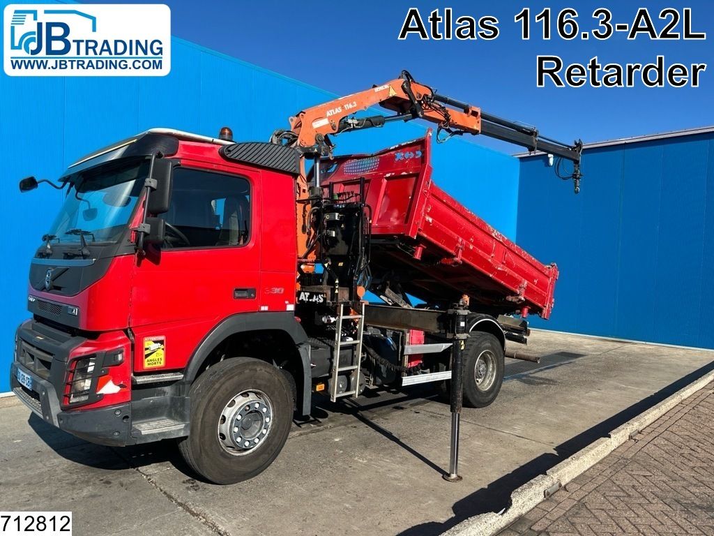 Volvo FMX 330 EURO 6, retarder, manual, Atlas