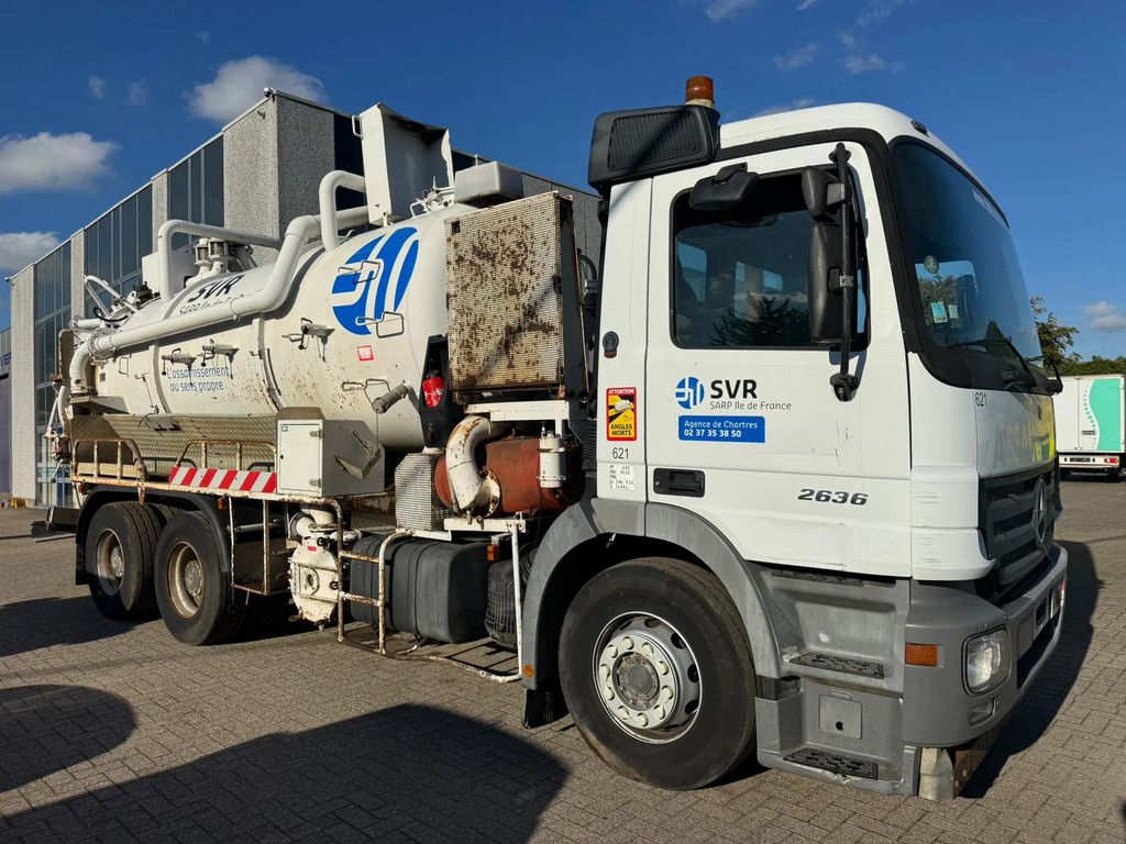 Mercedes-Benz Actros 2636 **6X4-EPS-HYDROCUREUR-VACUUMTRUCK**