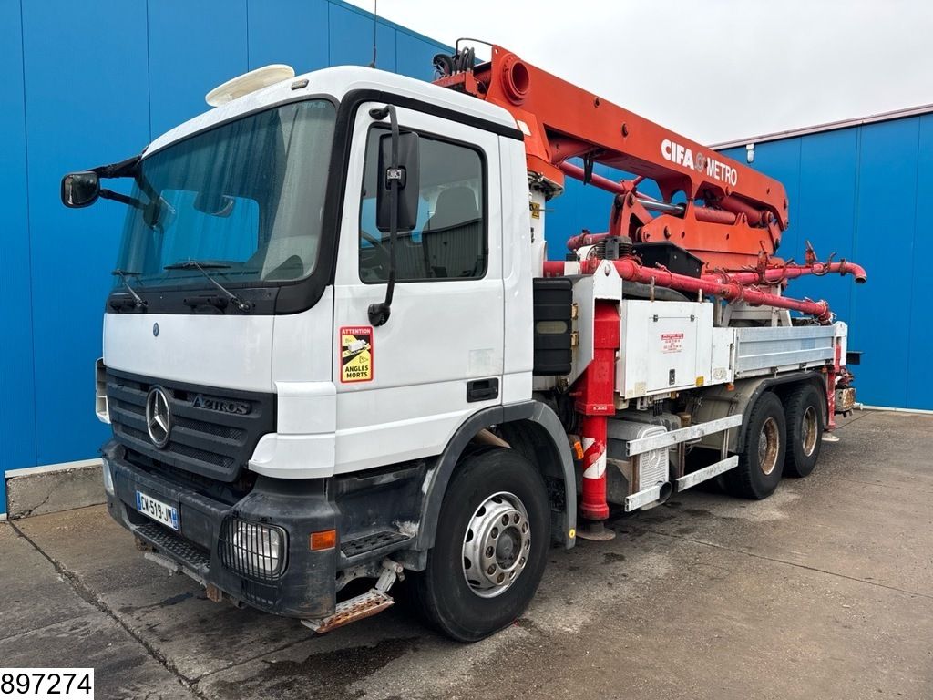 Mercedes Actros 2636 6x4, EURO 3, CIFA METRO 31, Steel