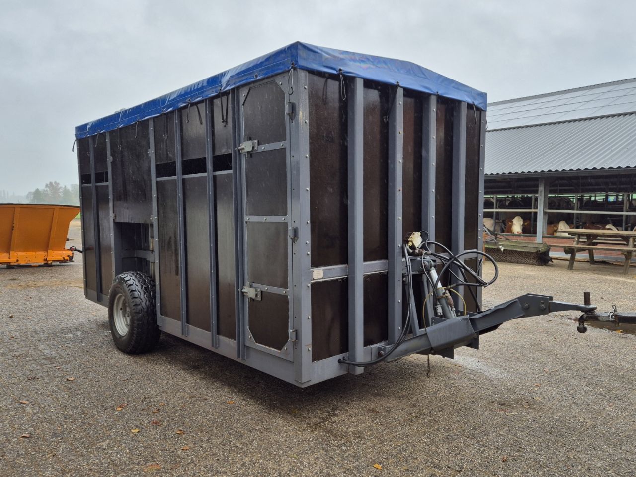 Veewagen 4x2m hydraulisch heffen en zakken