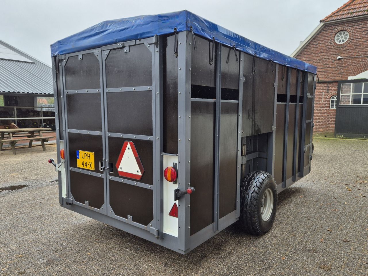 Veewagen 4x2m hydraulisch heffen en zakken