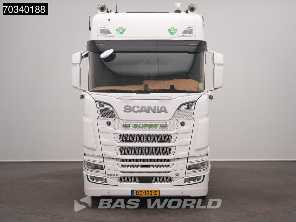 Scania S S590 4X2 V8 NL-Truck APK Retarder Full-Air 2x Tanks Standklima ACC Navi Alcoa's