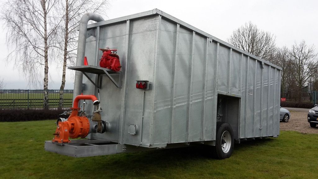 Agomac gegalvaniseerde mest-pompcontainer