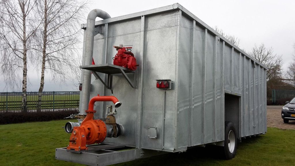 Agomac gegalvaniseerde mest-pompcontainer