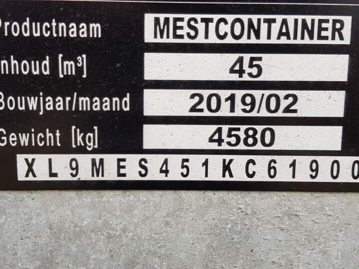 Nieuwe RDW gekeurde mestcontainer - Nieuw
