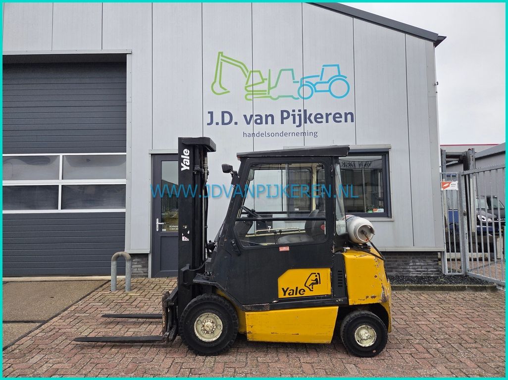 Yale GLP25TF 2.5t triplex5.25m+sideshift+cabine