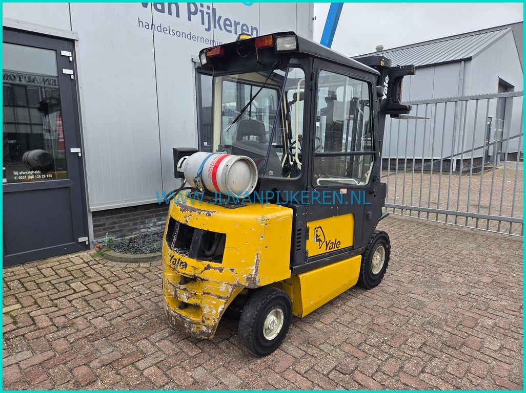Yale GLP25TF 2.5t triplex5.25m+sideshift+cabine