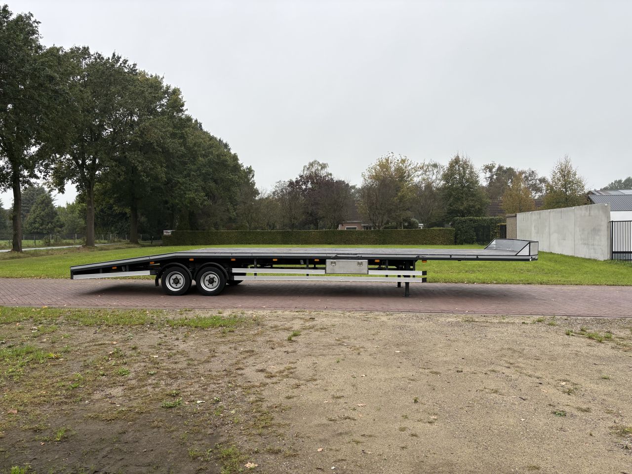 Be oplegger kuiper vlak ambulance auto transporter 11.17 CM