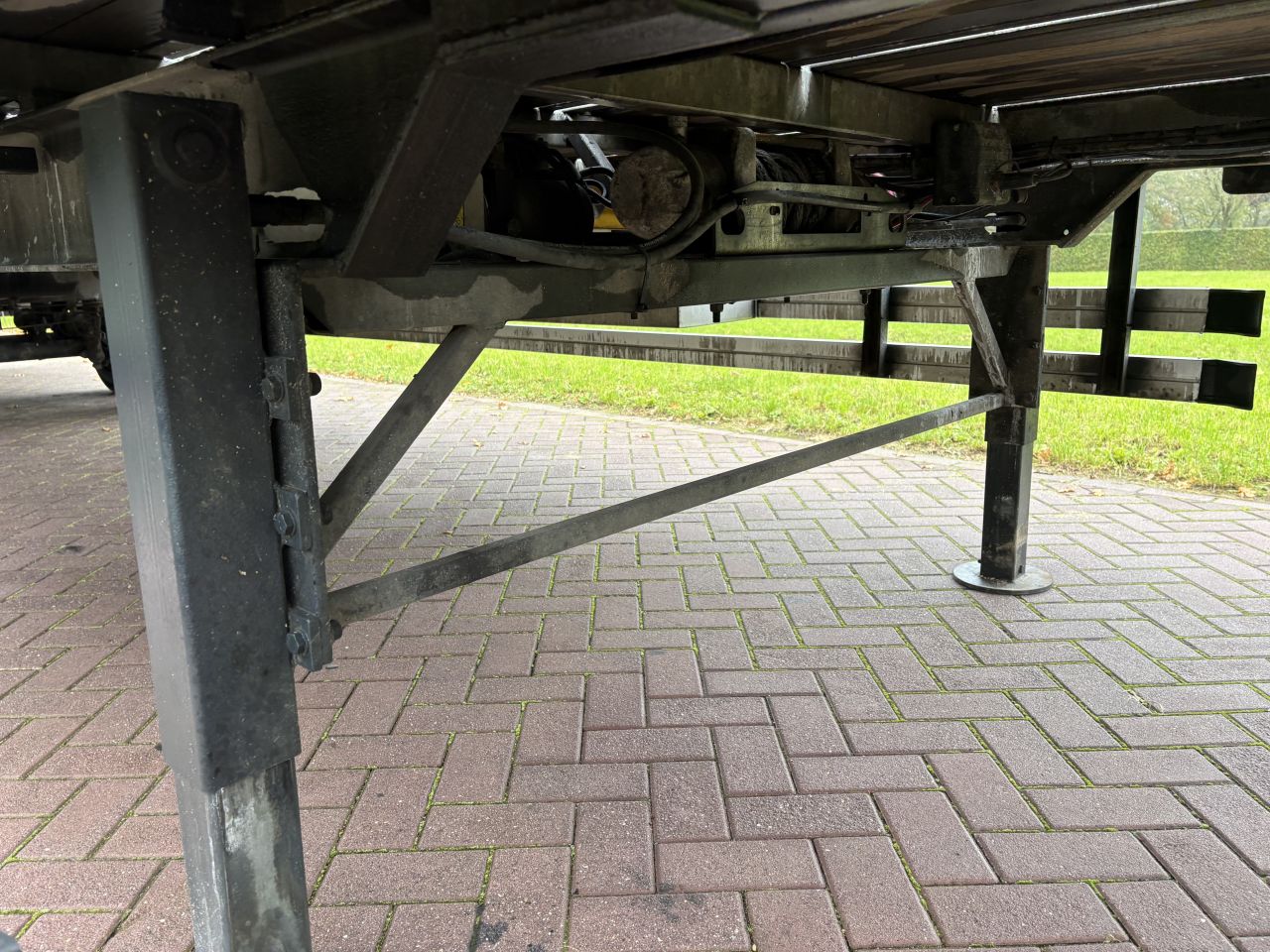 Be oplegger kuiper vlak ambulance auto transporter 11.17 CM