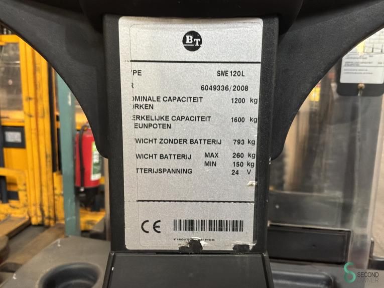 Stapler Elektrisch BT SWE120L 2008 Doppelstock