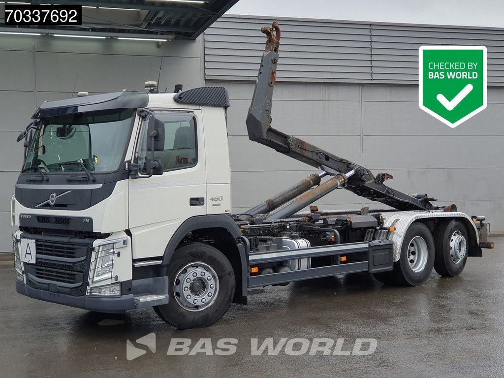 Volvo FM 460 6X2 Meiller RS26 67K containersystem Lift+steering axle Automatic VEB Euro 6