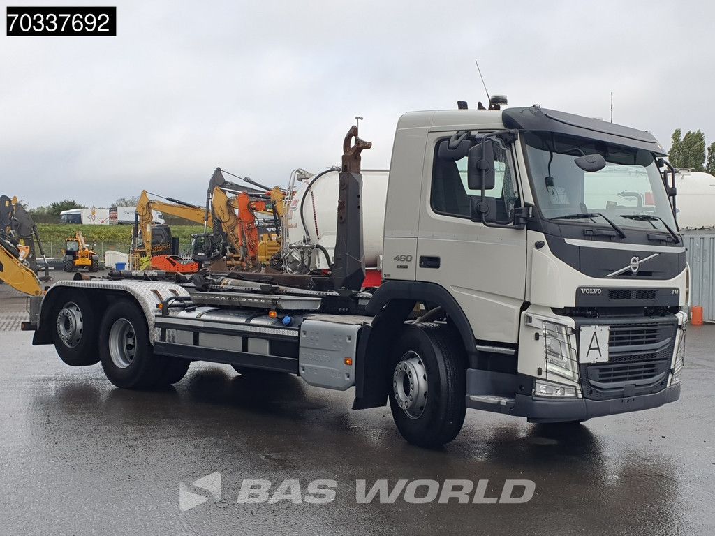Volvo FM 460 6X2 Meiller RS26 67K containersystem Lift+steering axle Automatic VEB Euro 6