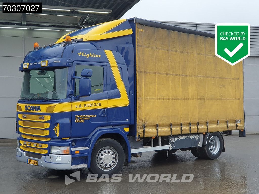 Scania G440 4X2 NL-truck Curtainsides Full Air Retarder Automatic Euro 5