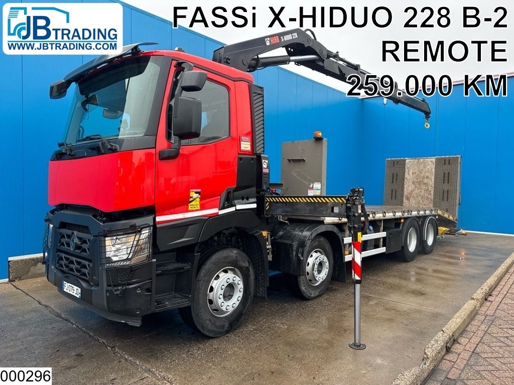 Renault C 380 8x2, EURO 6, Fassi, Remote