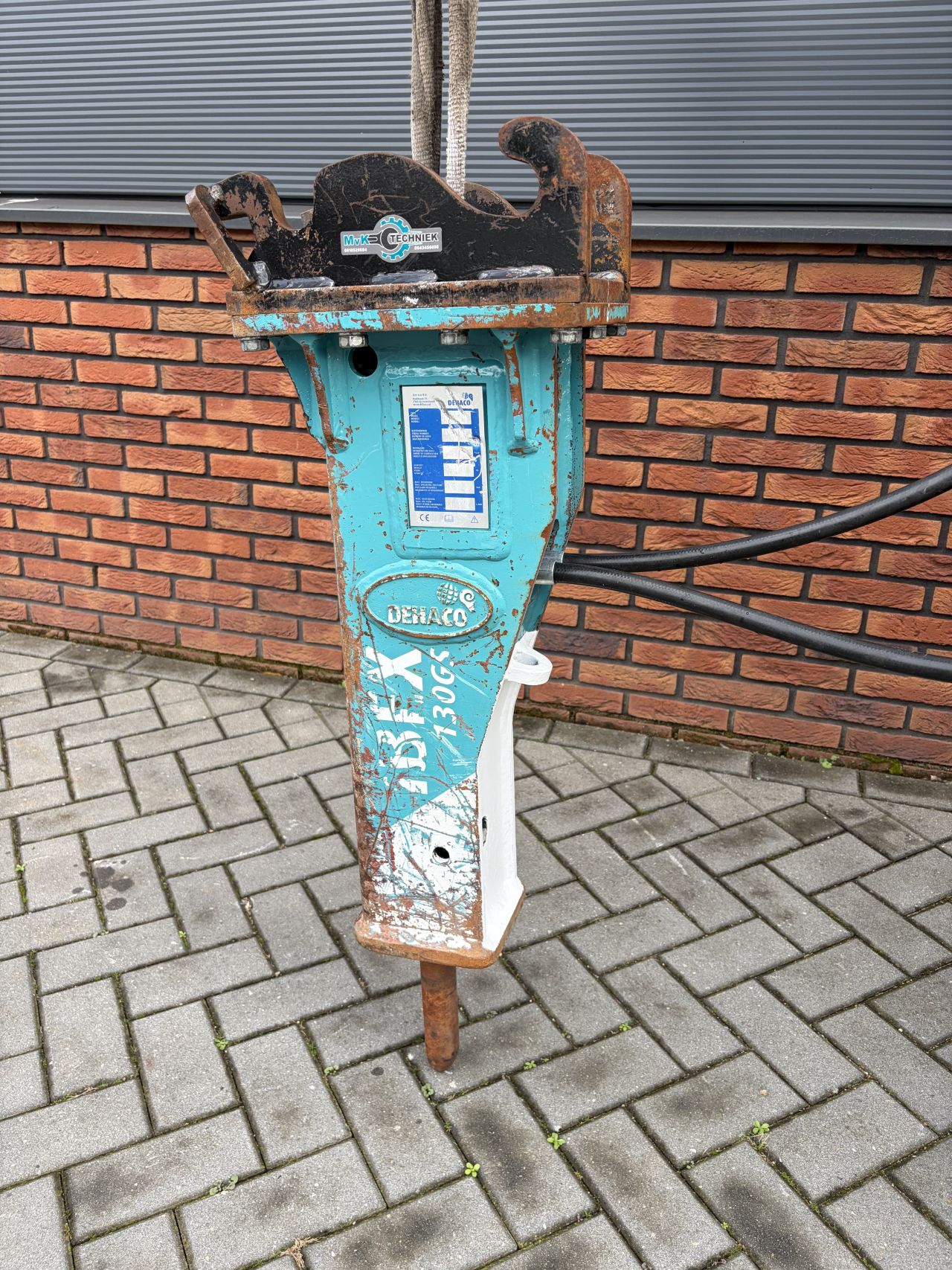 Dehaco ibex 130 gs hydraulische sloophamer CW0 / CW05
