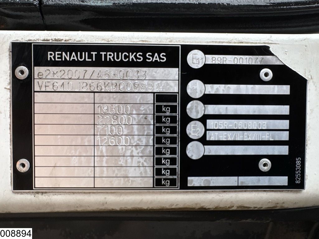 Renault D 19 280 EURO 6, Telma
