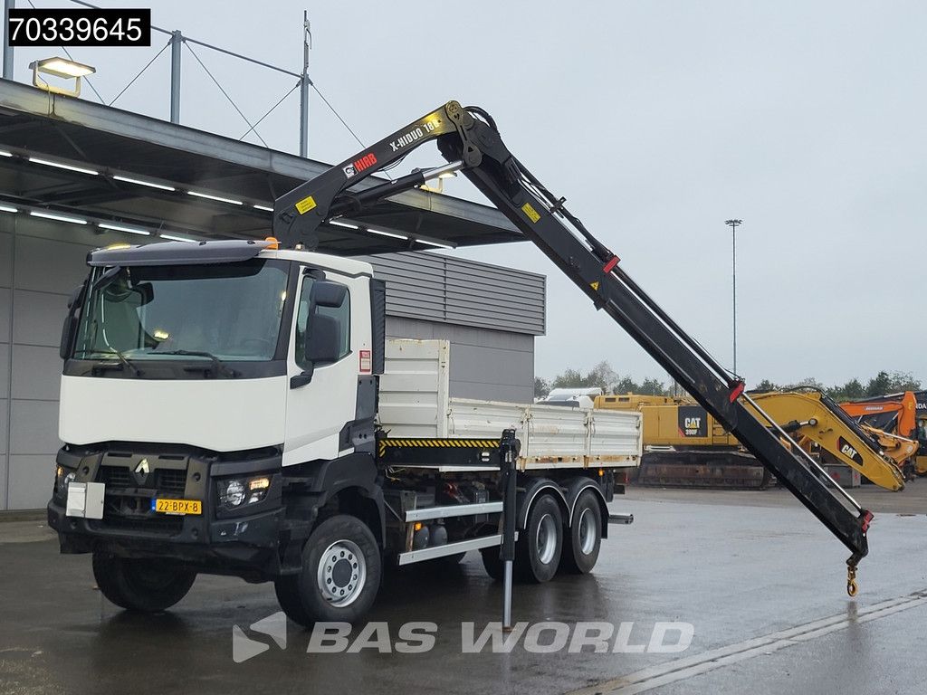 Renault K K 460 6X6 HIAB X-HIDUO 188 Remote Full Steel Big-Axle Euro 6