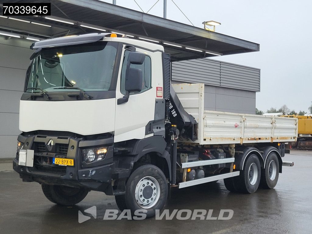Renault K K 460 6X6 HIAB X-HIDUO 188 Remote Full Steel Big-Axle Euro 6