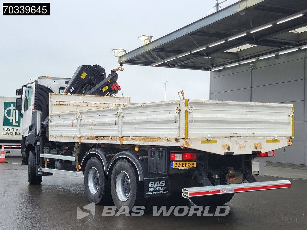 Renault K K 460 6X6 HIAB X-HIDUO 188 Remote Full Steel Big-Axle Euro 6