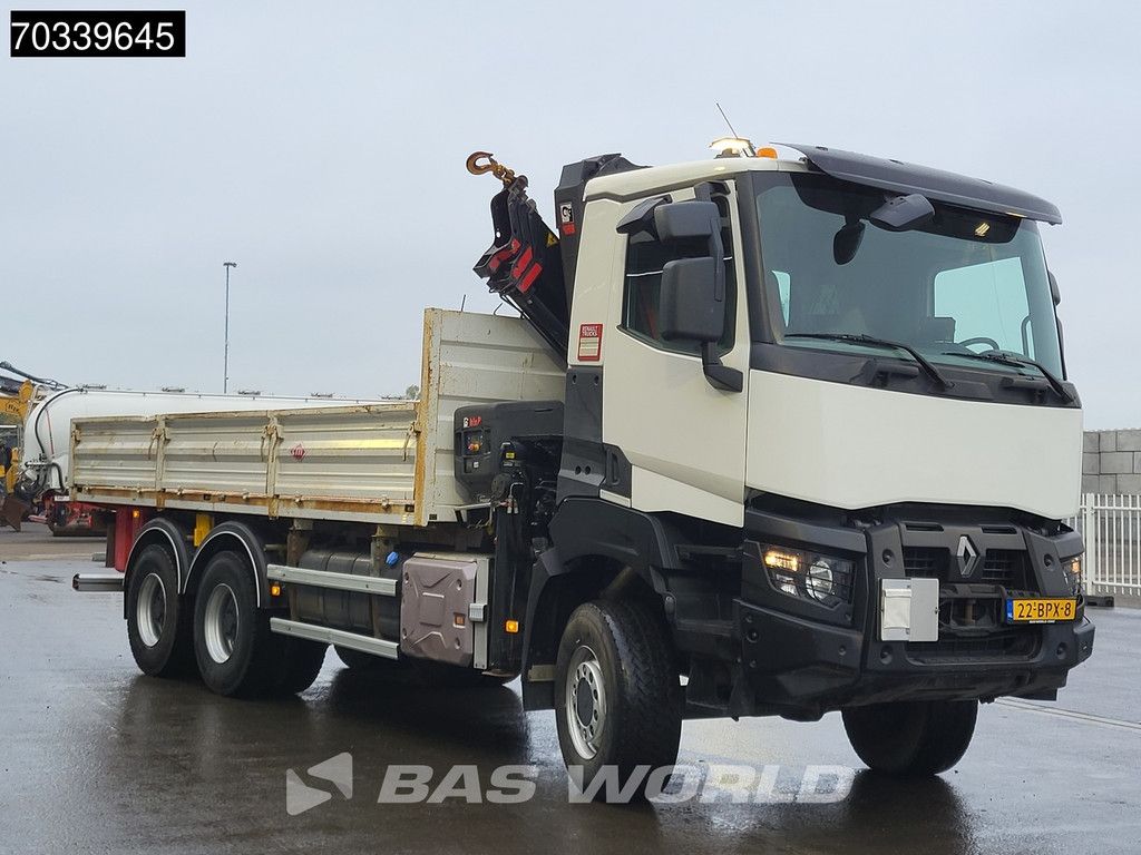 Renault K K 460 6X6 HIAB X-HIDUO 188 Remote Full Steel Big-Axle Euro 6