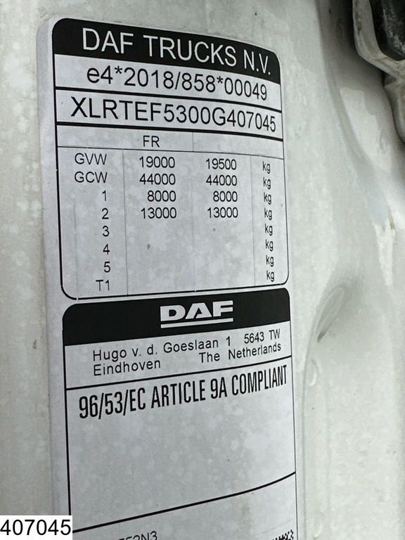 DAF XF 480 EURO 6, ACC, Standairco