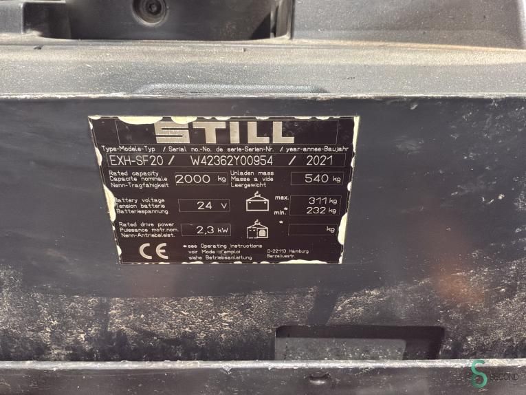 Pallet trucks Electric Still EXH-SF20 2021
