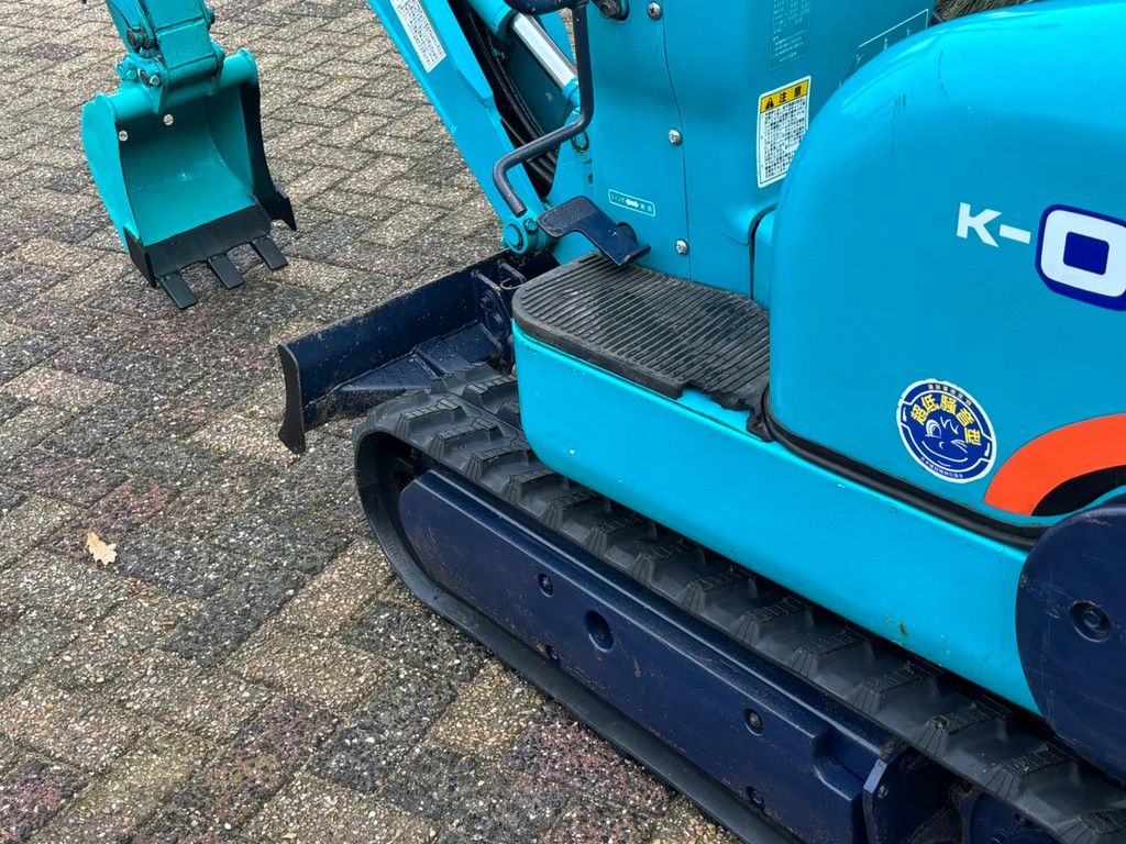Kubota K-008 gebruikte minigraver 3cil. Diesel 800kg