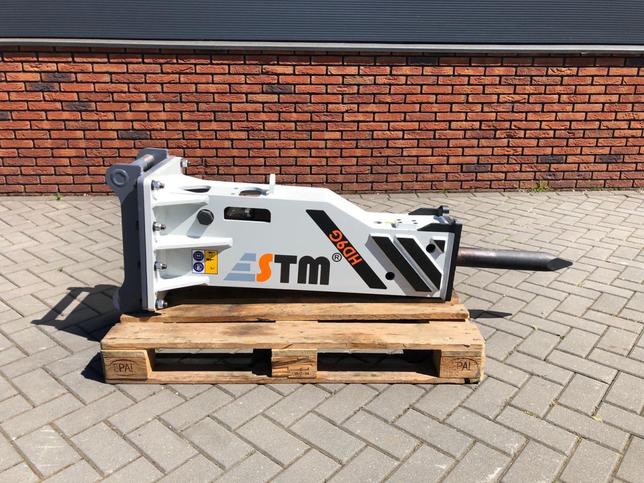 ESTM HD9G hydraulische sloophamer met S45 Snelwissel aansluiting