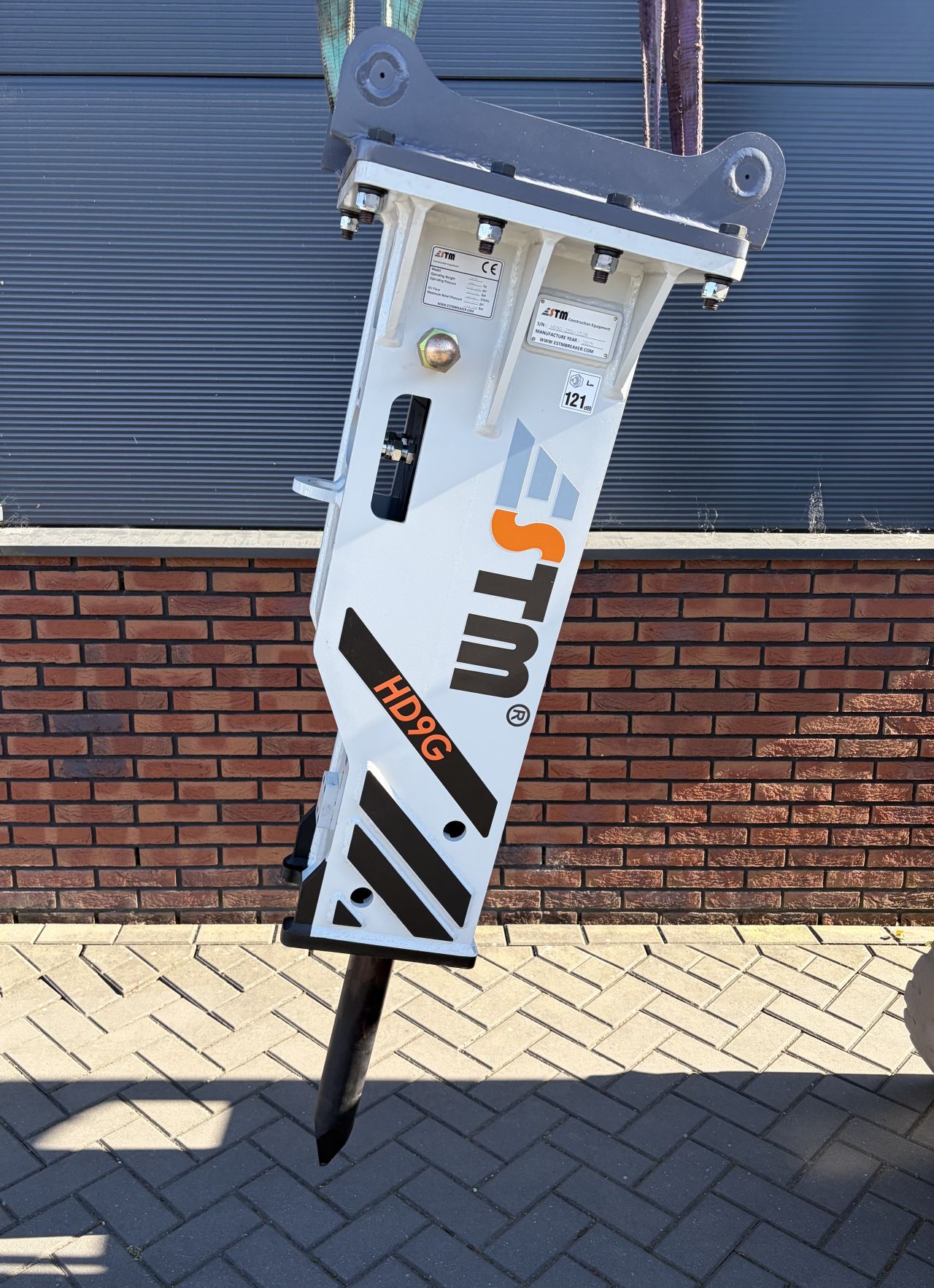 ESTM HD9G hydraulische sloophamer met S45 Snelwissel aansluiting