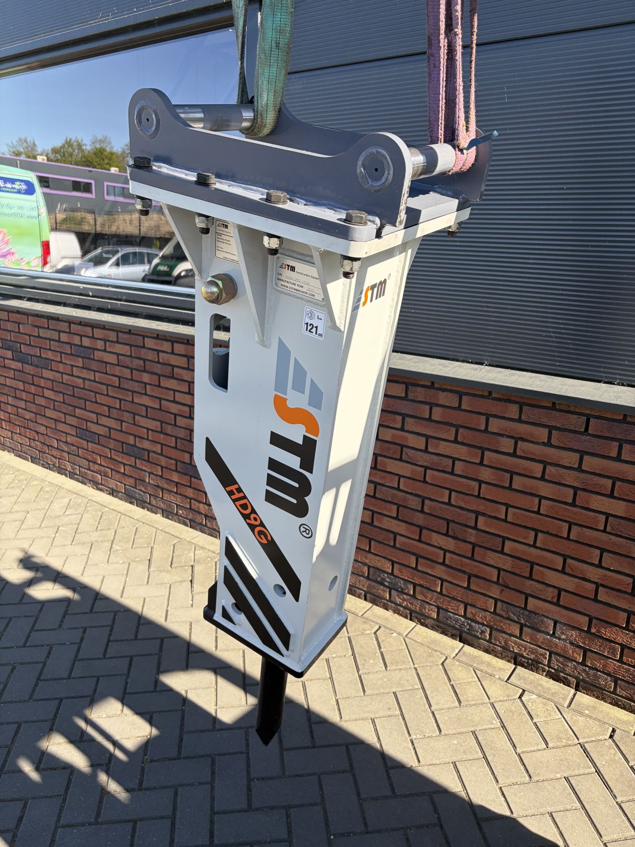 ESTM HD9G hydraulische sloophamer met S45 Snelwissel aansluiting