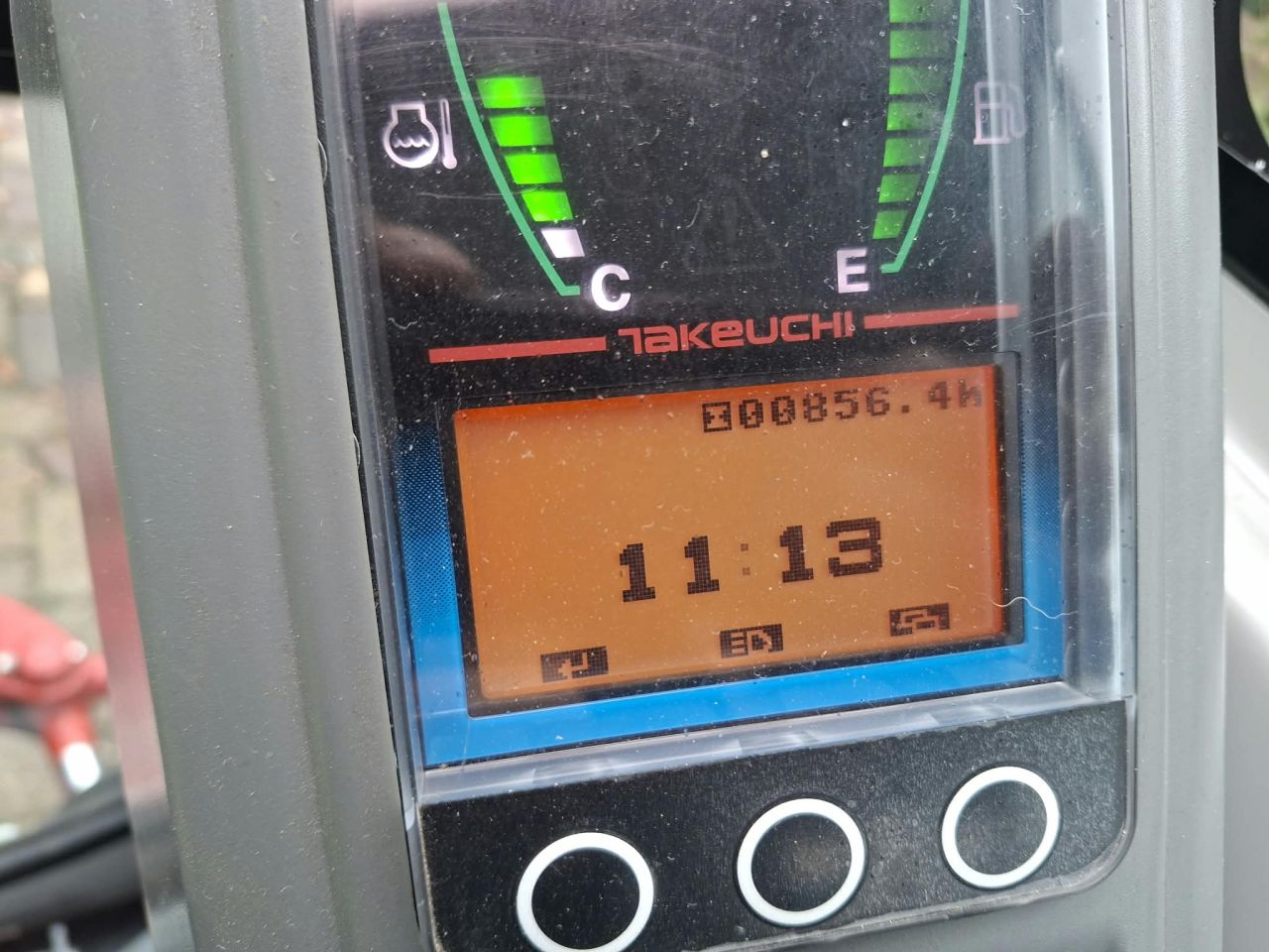 Takeuchi TB216 | bj 2022/2023 | 856 uur | kantelstuk | 3 bakken