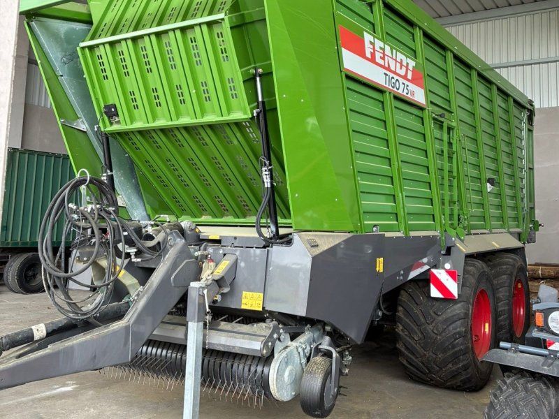 Fendt Tigo 75 VR mit ganz großer Bereifung 800/45 R30,5 und Topausstat
