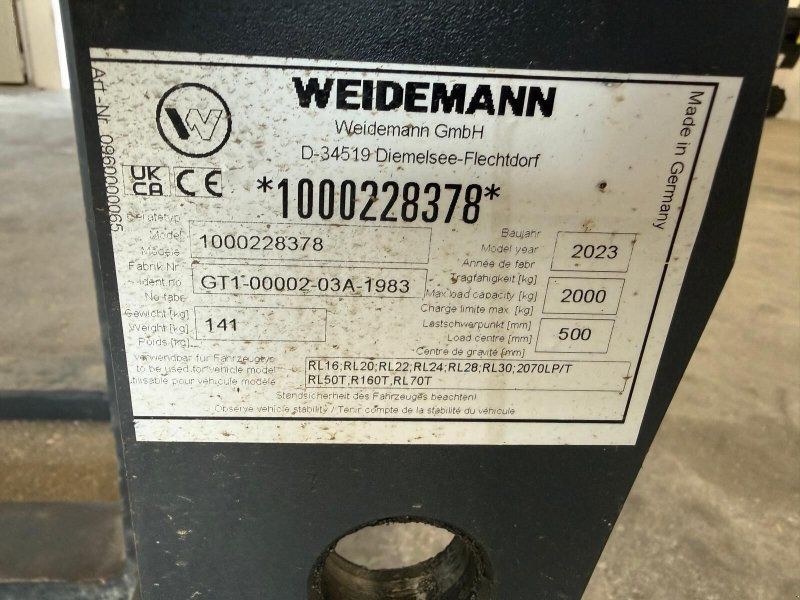 Weidemann Palettengabel