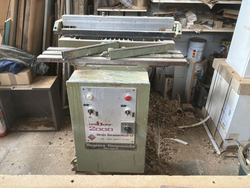1985 Lino Busellato Unibohr 2000 Mehrspindel-Bohr- und Dübelmaschine