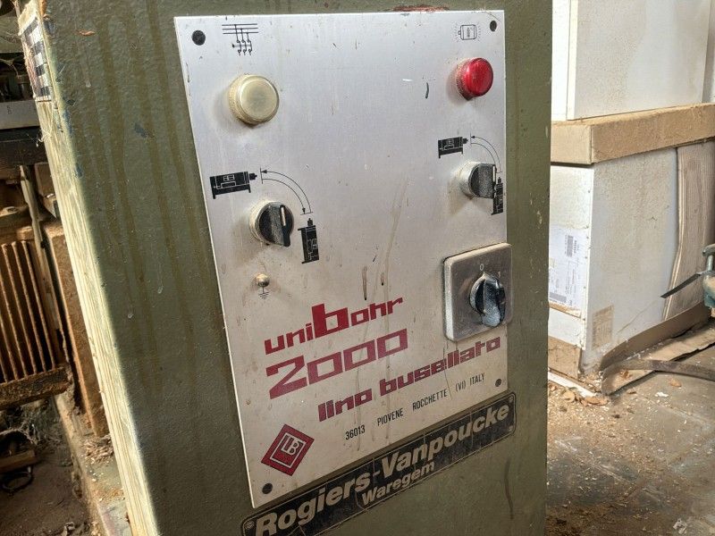 1985 Lino Busellato Unibohr 2000 Mehrspindel-Bohr- und Dübelmaschine