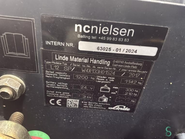 Stapler Elektrisch Linde L12SP (133) 2017