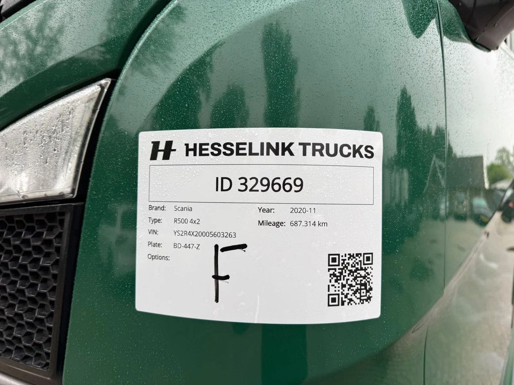 Scania R500 NGS PTO/Hydraulic + Silo Compressor Retarder Standairco NL Truck APK/TUV 30-11-2026