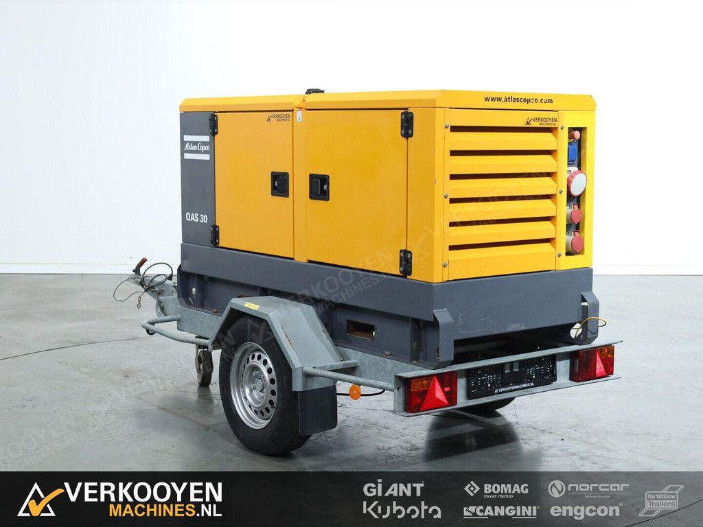 2015 Atlas Copco QAS 30 Diesel Generator / Aggregaat 30kVA 400V- 50Hz VV1538